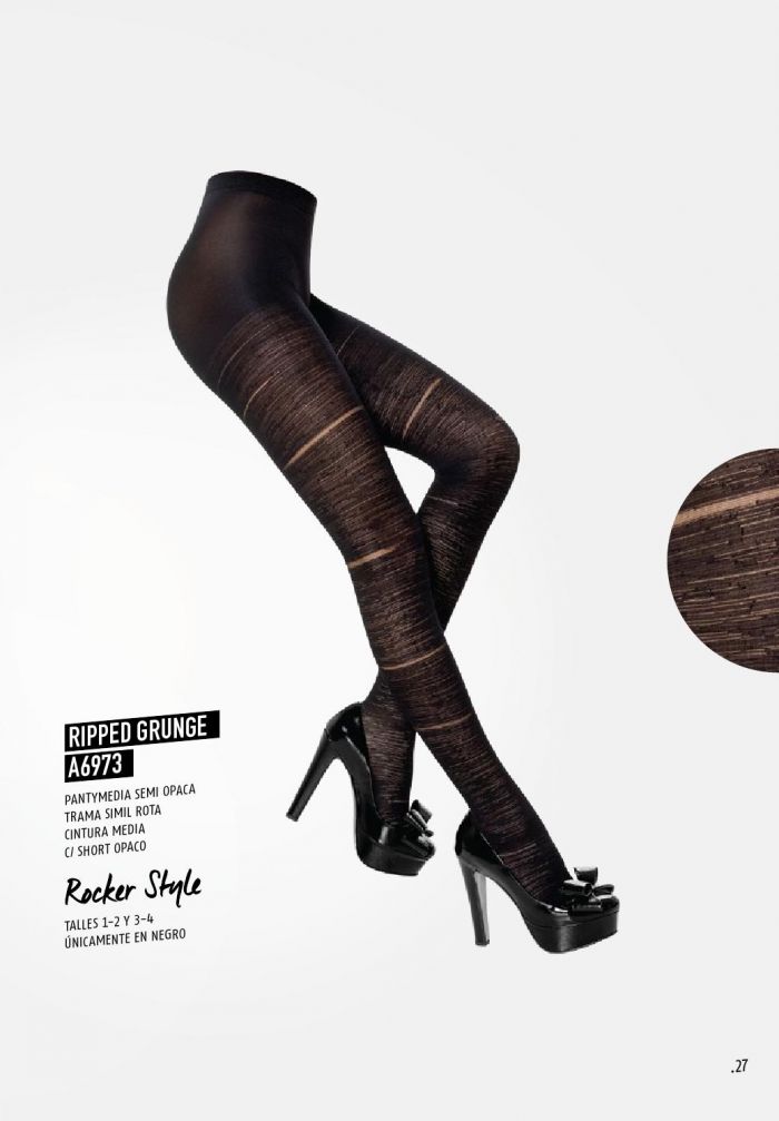 Apogeo A6973 Ripped Grunge  Trendy Catalog | Pantyhose Library